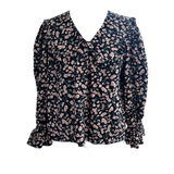 Luna Blouse in Deco Floral