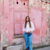 Bobby Melt Plaid Patchwork Jeans