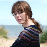 Fairisle Yoke Jumper in Cosmos