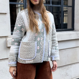 Chloe Jacket in Sage Patchwork