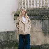 Short Belted Trench Coat