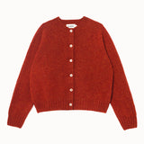 Ada Lambswool Cardigan Red Madder