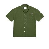 Frances Cuban Shirt in Rich Green