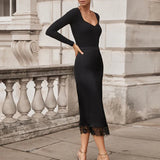 Lola Slip Skirt Black by Spirit and Grace