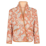 Quilted Harper Jacket in Summer Paisley