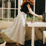 Emily Polka Dot Midi Skirt