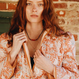 Quilted Harper Jacket in Summer Paisley