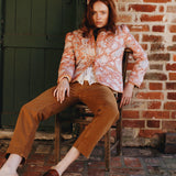 Quilted Harper Jacket in Summer Paisley