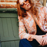 Quilted Harper Jacket in Summer Paisley