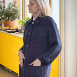 Utility Jacket in Navy Spot