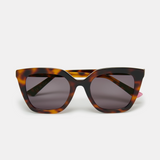 Lauryn Large Cat Eye Sunglasses Tortoiseshell by Zoe de Pass Eyewear