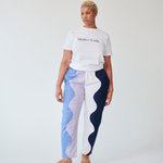 Women's White Organic Cotton T-shirt | Mother Earth | Fanfare