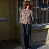 Ridley Black Satin Slip Skirt
