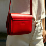 Mini Red Leather Bag