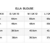 Ella Bow Blouse in Summer Meadow