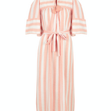 Margot Dress in Candy Striped Cotton