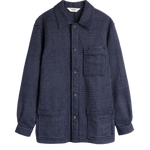Utility Jacket in Navy Spot by Indilisi