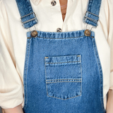 deadstock denim dungarees 46 stitch