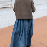 Denim Chambray Tina Skirt