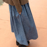 Denim Chambray Tina Skirt