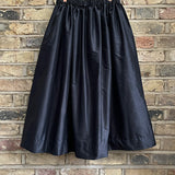 Black Silk Tina Skirt
