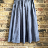 Pale Blue Corduroy Tina Skirt