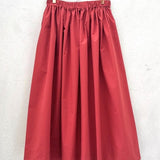 Red Cotton Tina Skirt