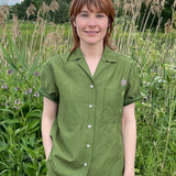 Bessie A-Line Short in Rich Green