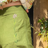 Bessie A-Line Short in Rich Green