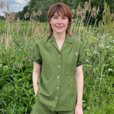 Bessie A-Line Short in Rich Green