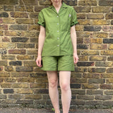 Bessie A-Line Short in Rich Green