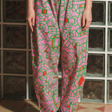 Wild Clouds Blush Horizon Balloon pants