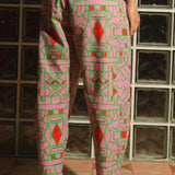 Wild Clouds Blush Horizon Balloon pants