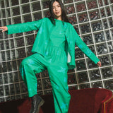 Organic Cotton and Linen Shirt in Meadow Flow