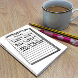 David Shrigley A6 Notebook Wish I'd Taken Notes