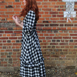 The Macro Gingham Felicity Dress