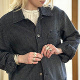 Utility Jacket in Navy Spot