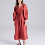 Carla Embroidered Dress
