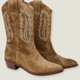 heeled cowbow boots – alternate view