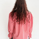 Luna Red Gingham Blouse
