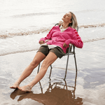 Do No Harm Take No Shirt Organic Cotton Cardigan in Hibiscus - Pre Order Cardigan Black & Beech