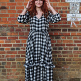 The Macro Gingham Felicity Dress
