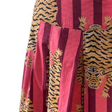 Animal print skirt styled from The Well Worn