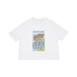 Organic Cotton T-shirt with Elle Guest Print