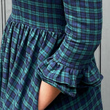 Felicity Dress in Blackwatch Tartan