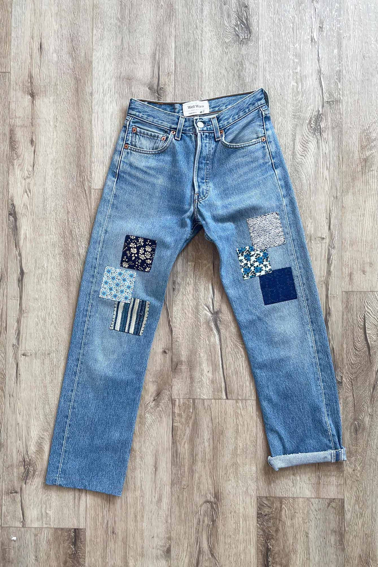 Vintage Levi’s 501 Patchwork online Denim Jeans