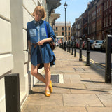 Etta Oversized Shirtdress in Japanese Denim Cotton