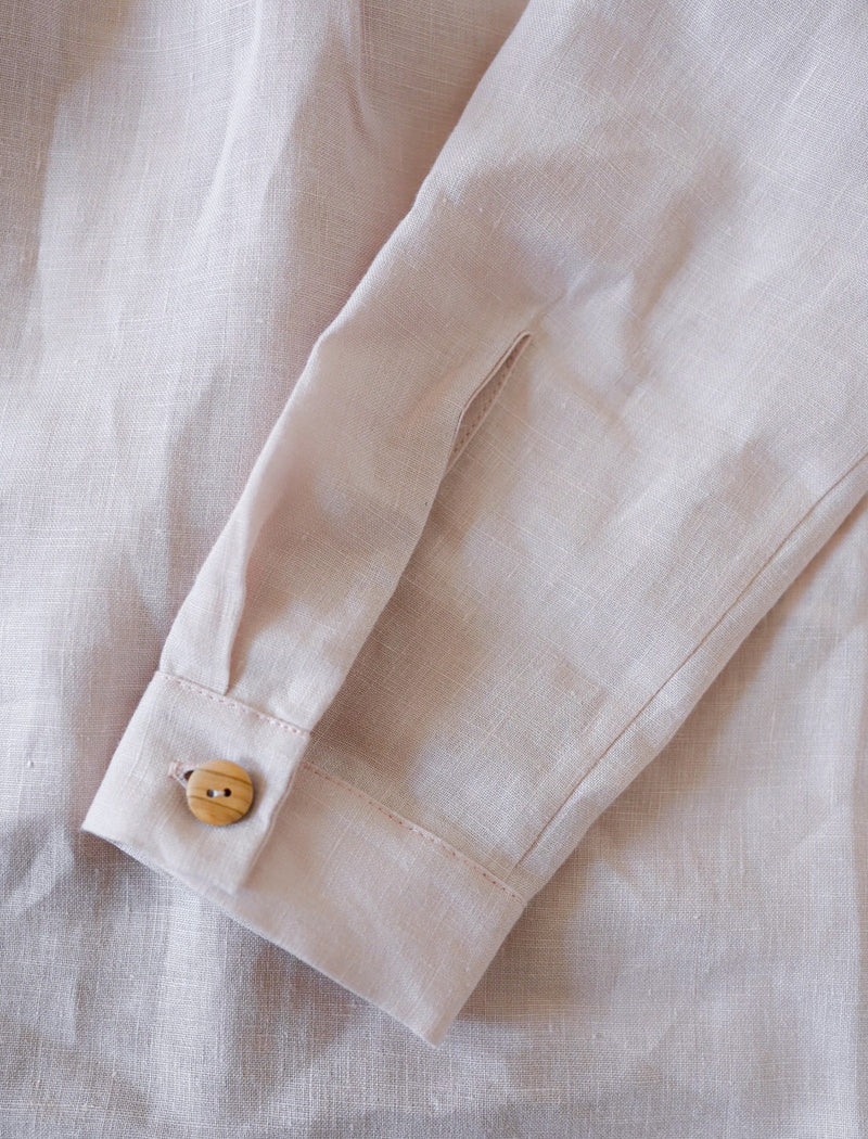 Linen Blouse in Primrose by Ma + Lin