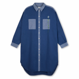 Etta Oversized Shirtdress in Japanese Denim Cotton