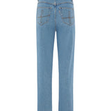 Primrose High Waisted Organic Mom Fit Patterned Jeans